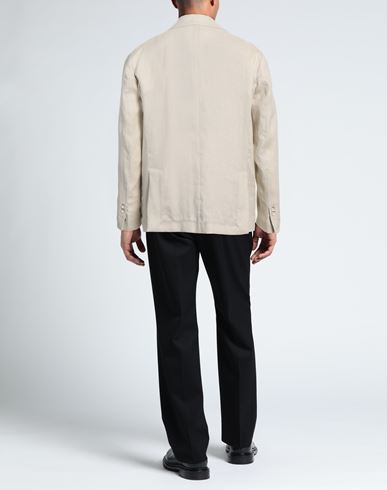 Man Blazer Ivory Size 36 Linen