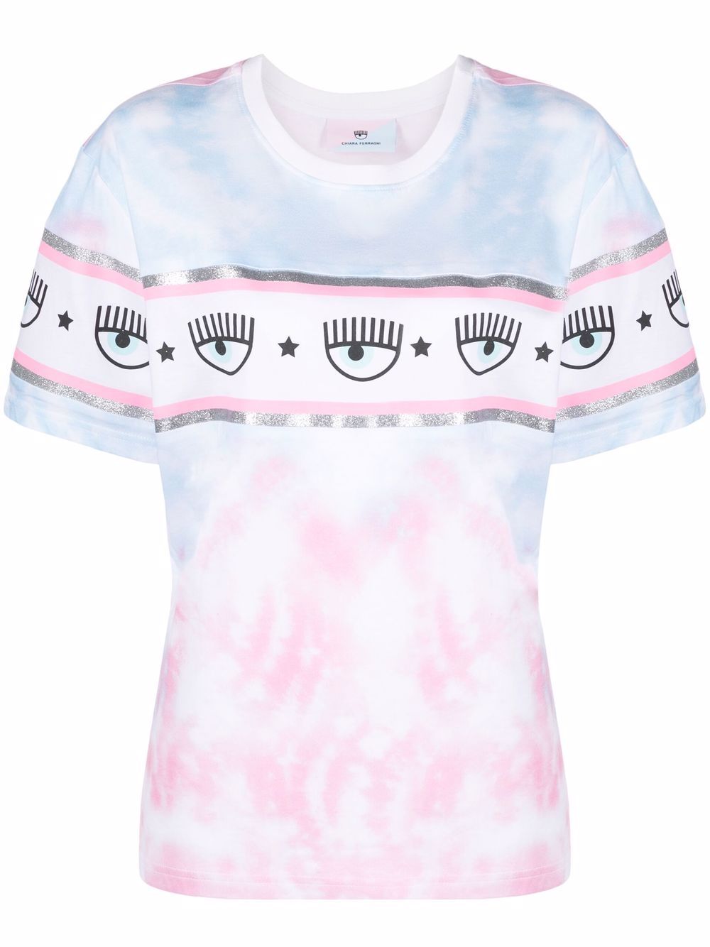 Eye-motif T-shirt - Pink