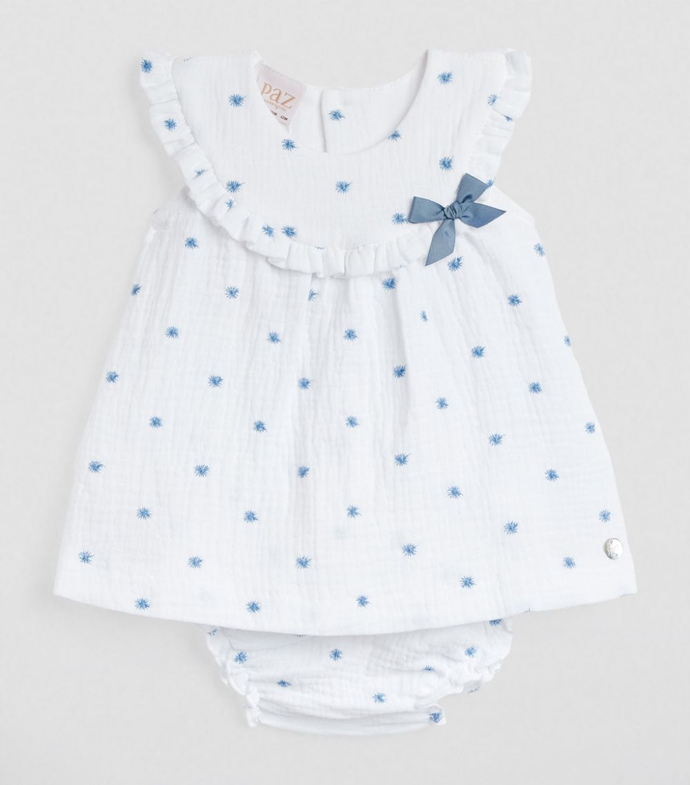 Star Print Dress And Bloomers Set (1-24 Months)