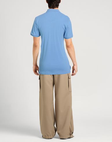 Jeans Man Polo shirt Light blue Size S Cotton