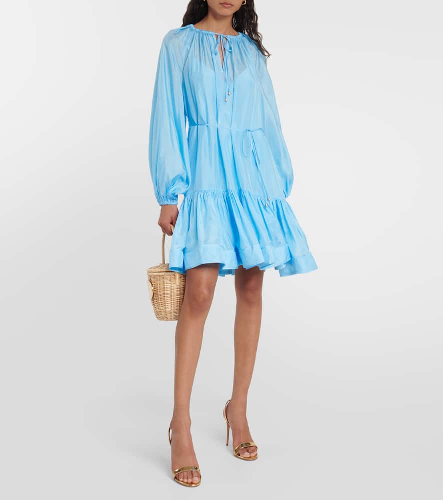 Zimmermann Halcyon cutout silk maxi dress