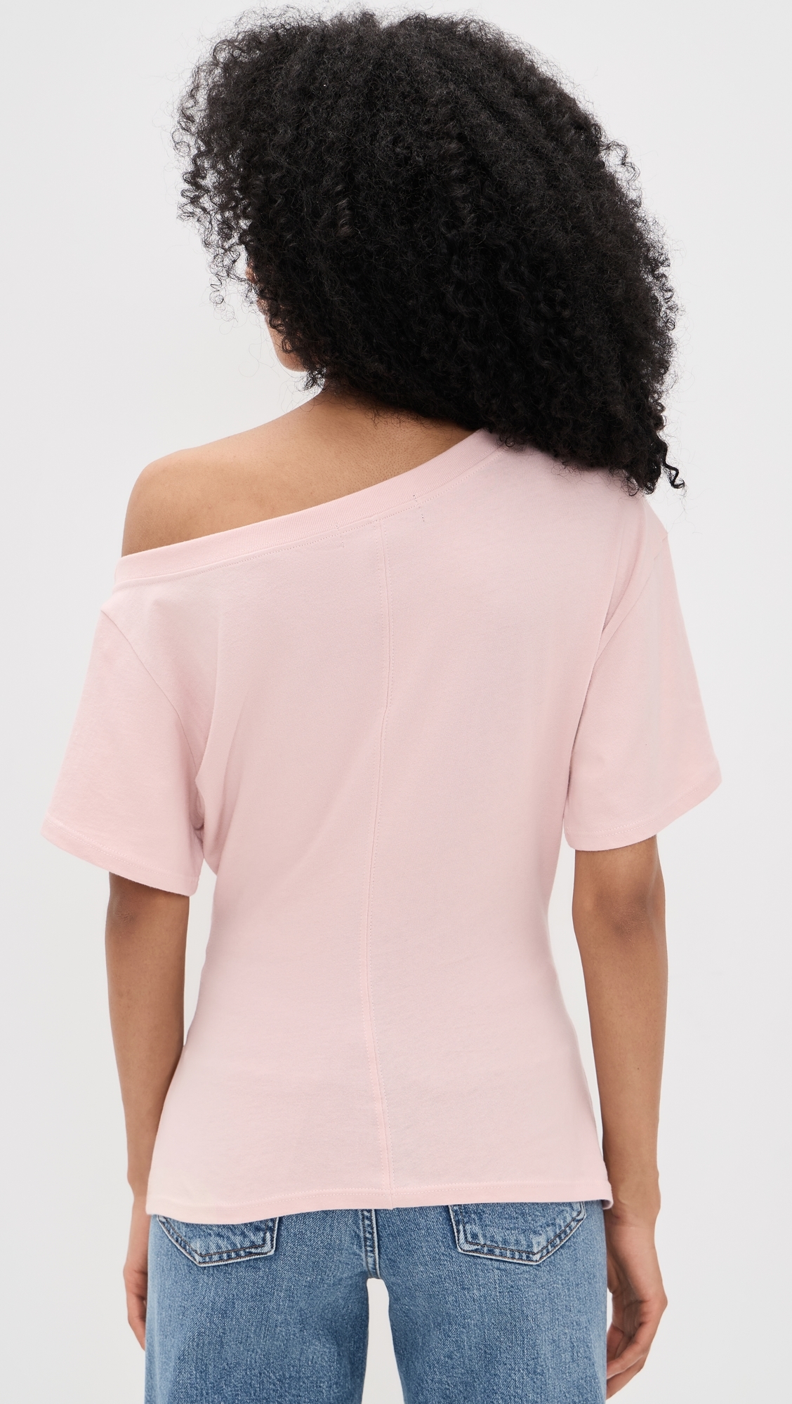 Elena Off The Shoulder Top Soft Pink