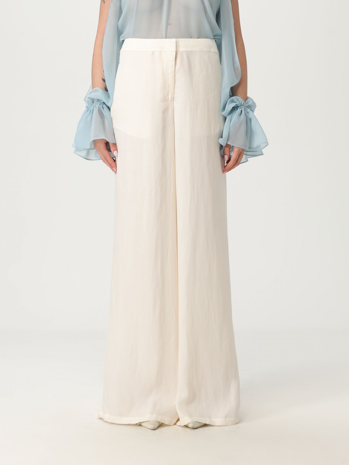 Pants Woman color White