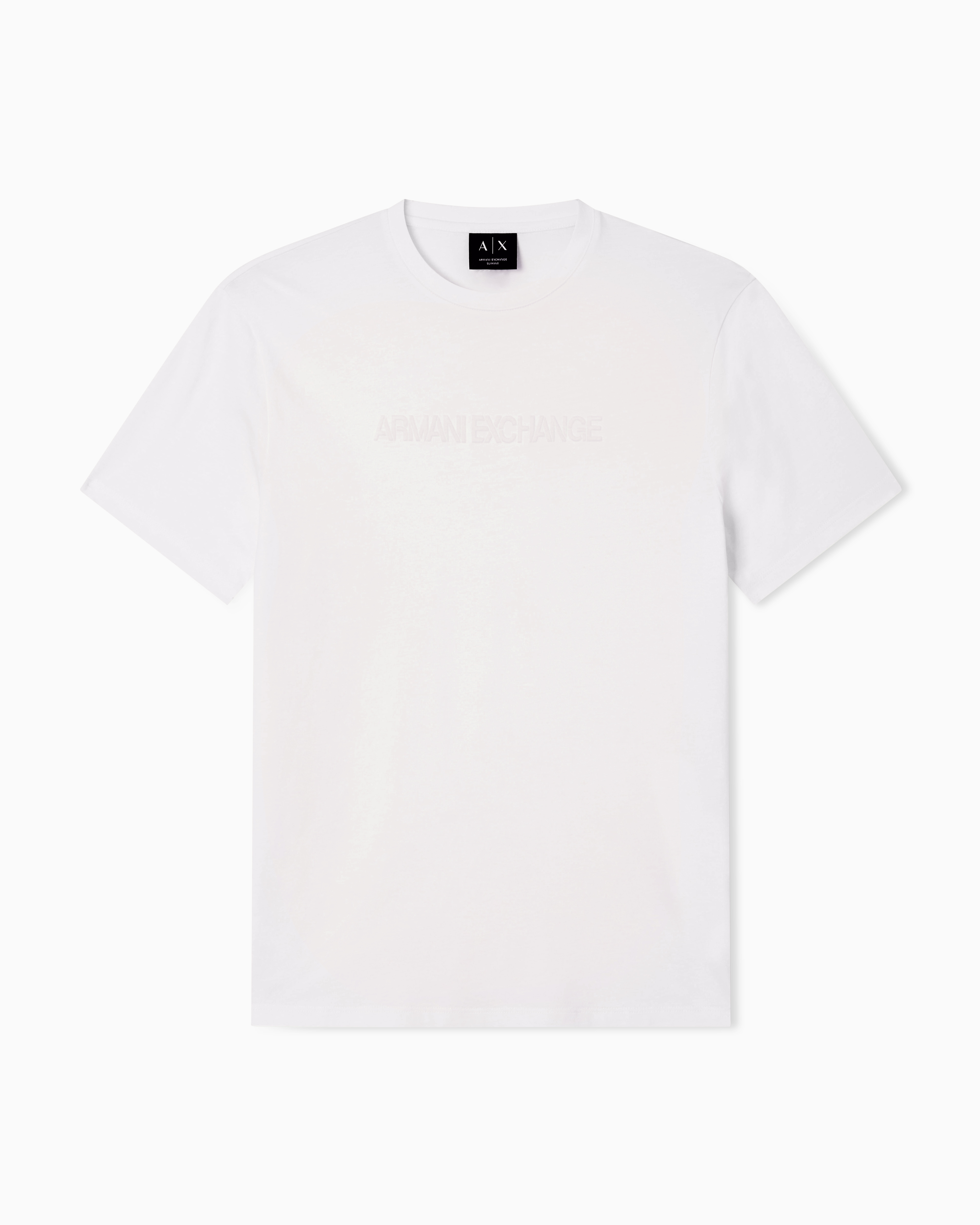 Slim-Fit T-shirt in Cotton Jersey with tonal embossed logo