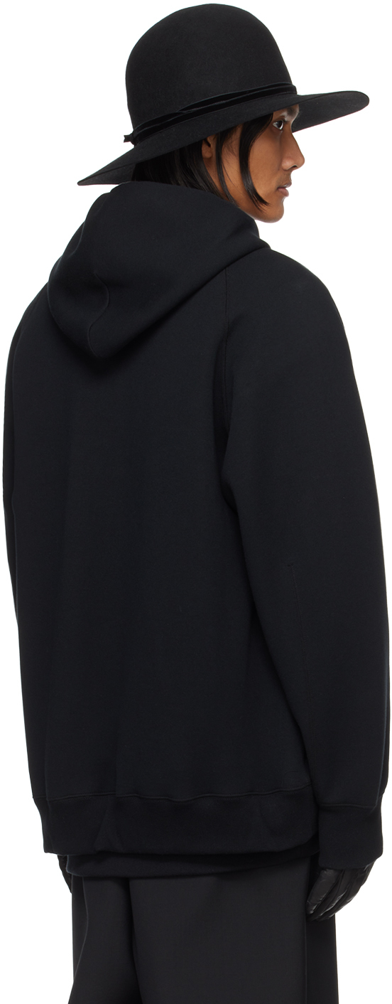 Sacai Black Raglan Hoodie