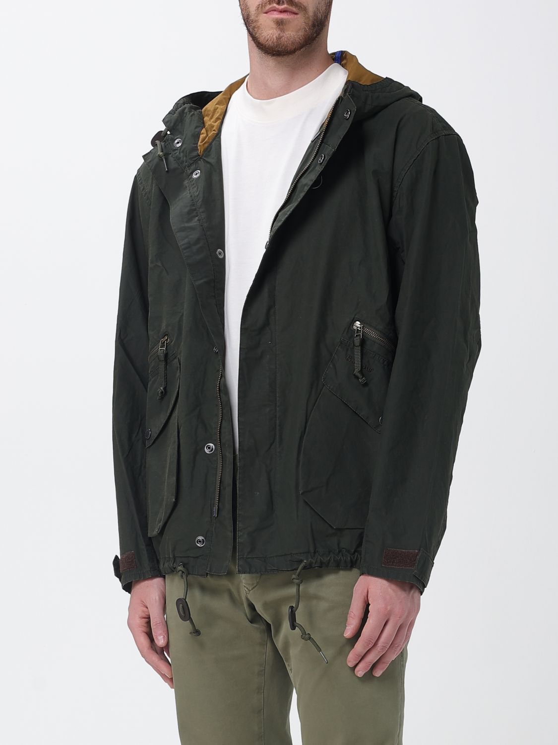 Jacket Men color Green
