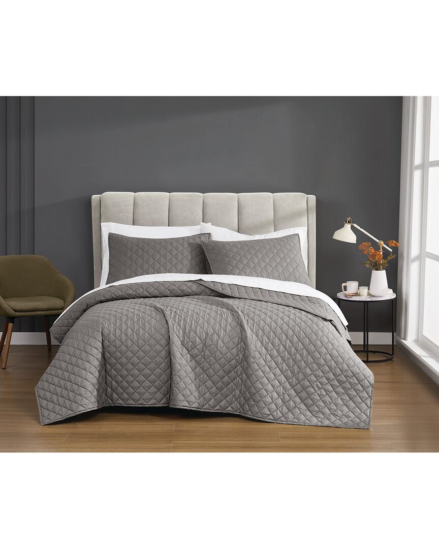Solid Percale Quilt Set