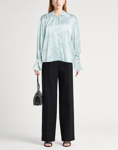Woman Shirt Sky blue Size 12 Polyester, Elastane
