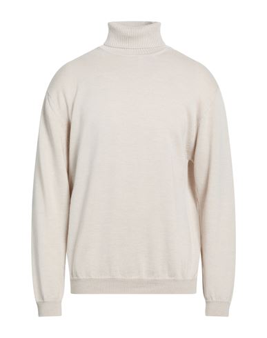 Man Turtleneck Light grey Size L Merino Wool