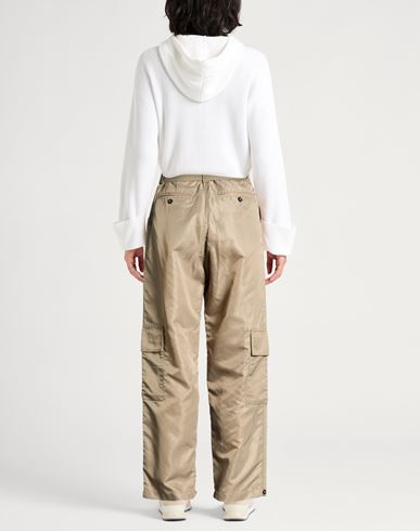 Woman Pants Military green Size 2 Cotton, Elastane