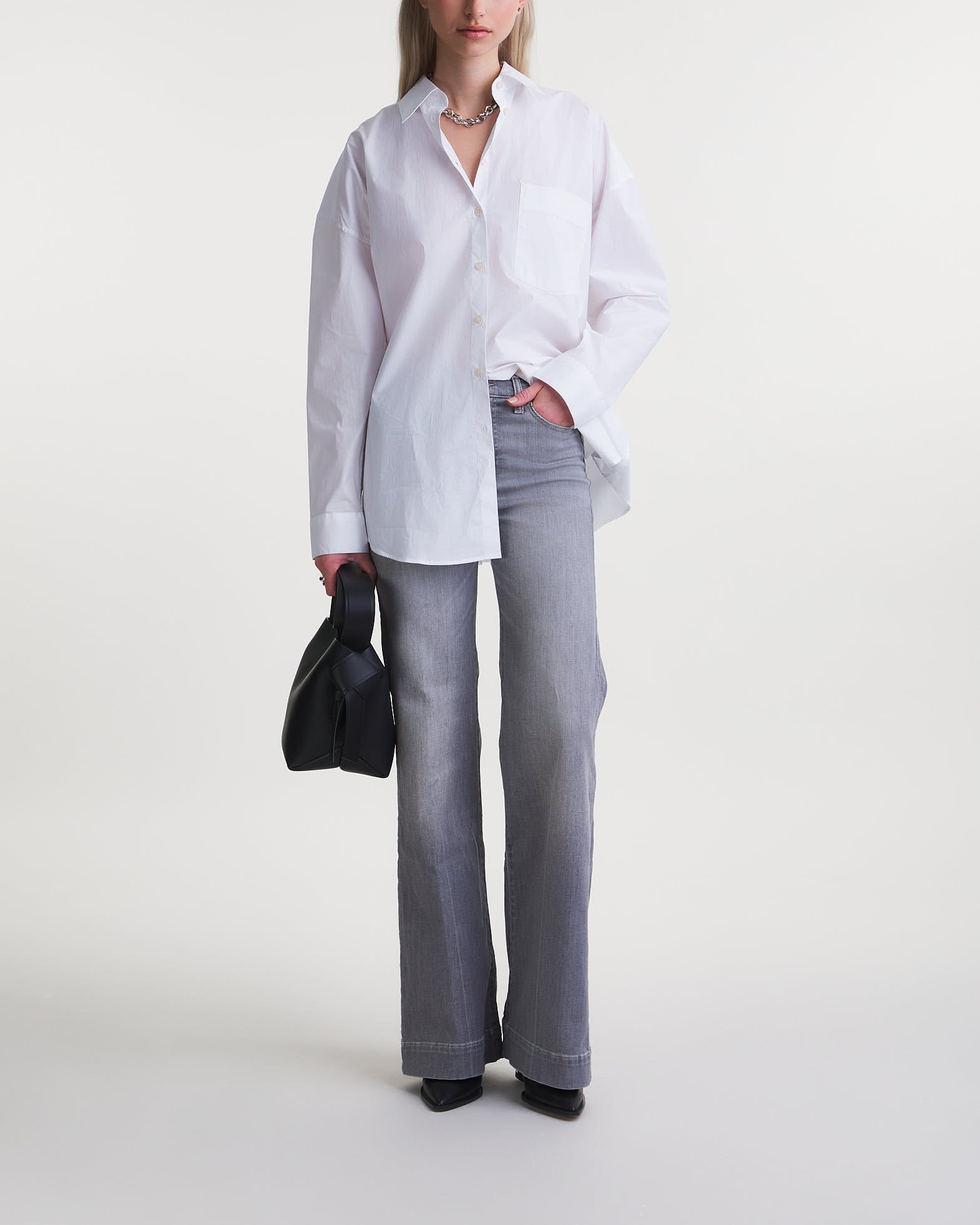 7 For All Mankind Jeans Modern Dojo Phantom Grey