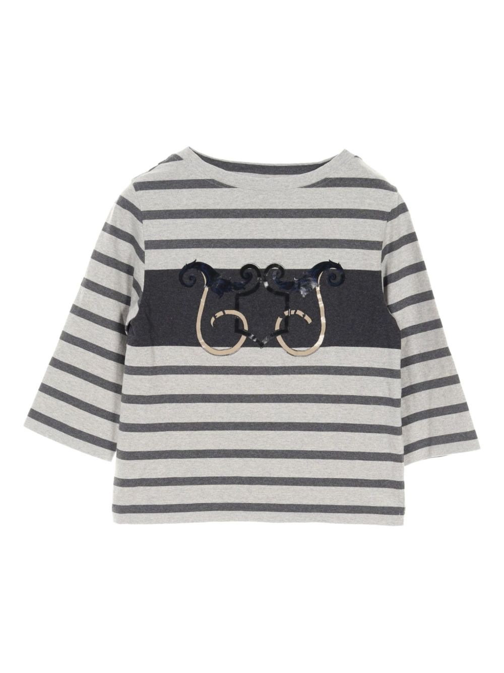 Hermès Pre-Owned 2010s Cut and Sew T-shirt - Grey