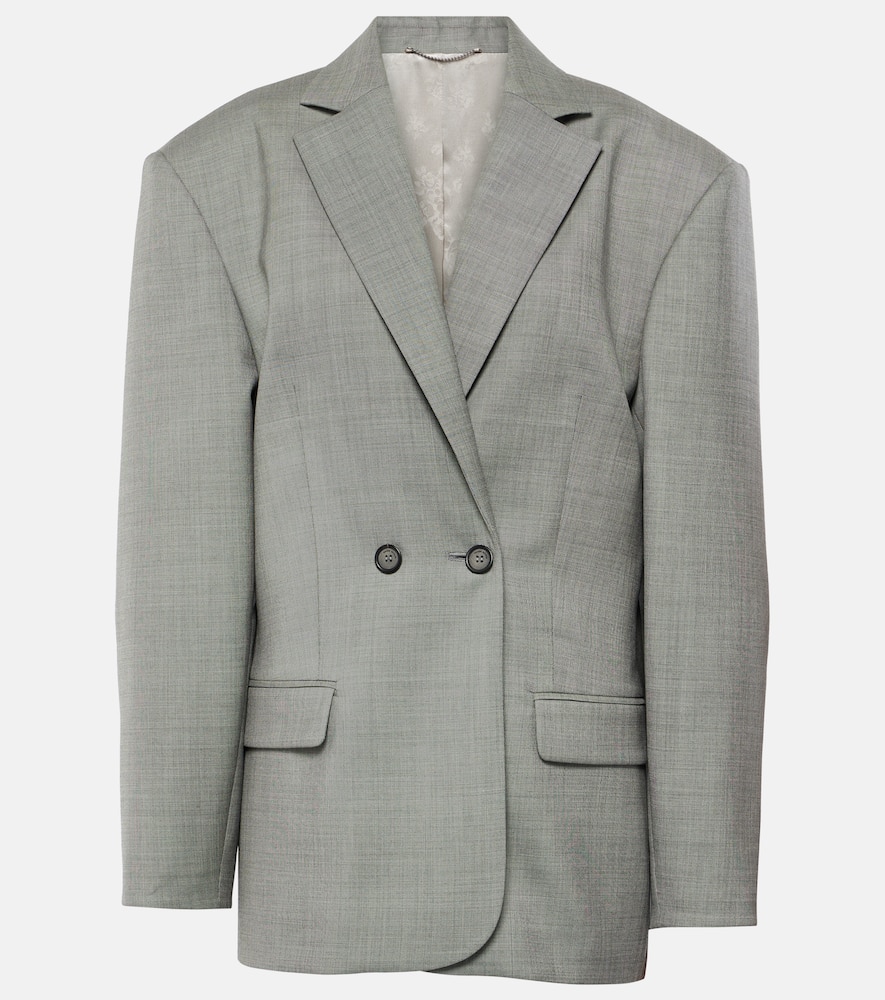 Boxy wool blazer