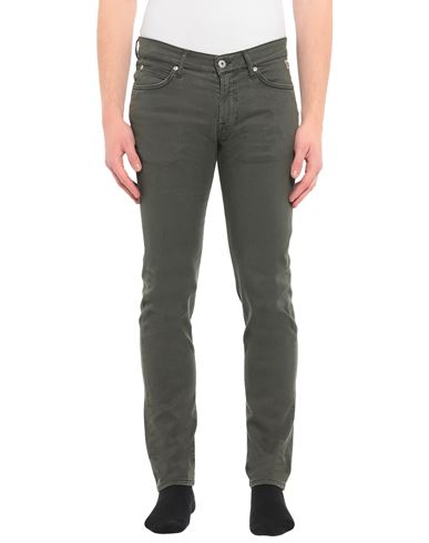 Roÿ Roger's Man Pants Military green Size 29 Cotton, Lyocell, Elastane