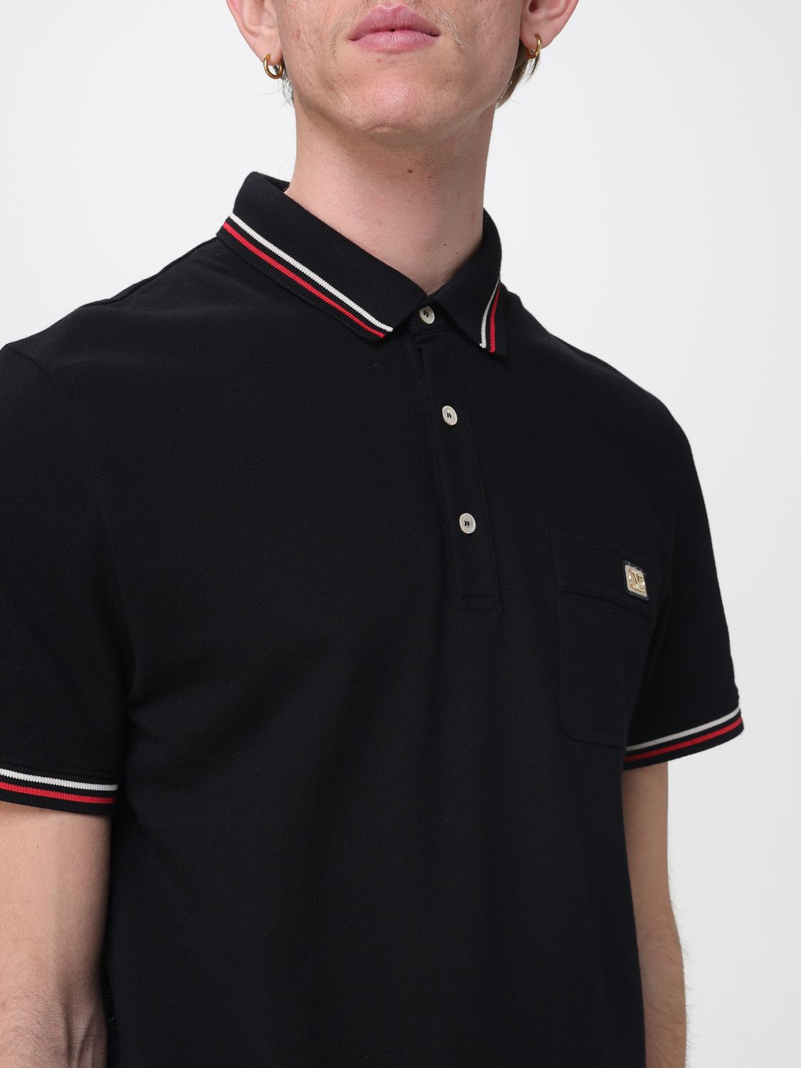 Polo Shirt Men color Black