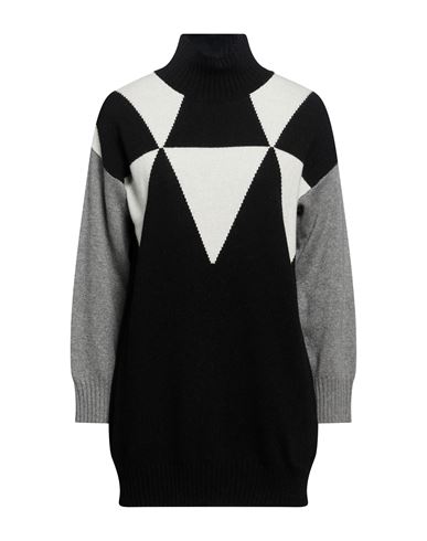 Woman Turtleneck Black Size S Wool, Viscose, Polyamide, Cashmere