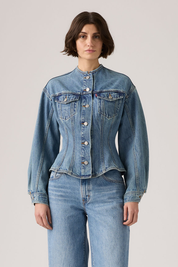 Sculpted Trucker Jacket