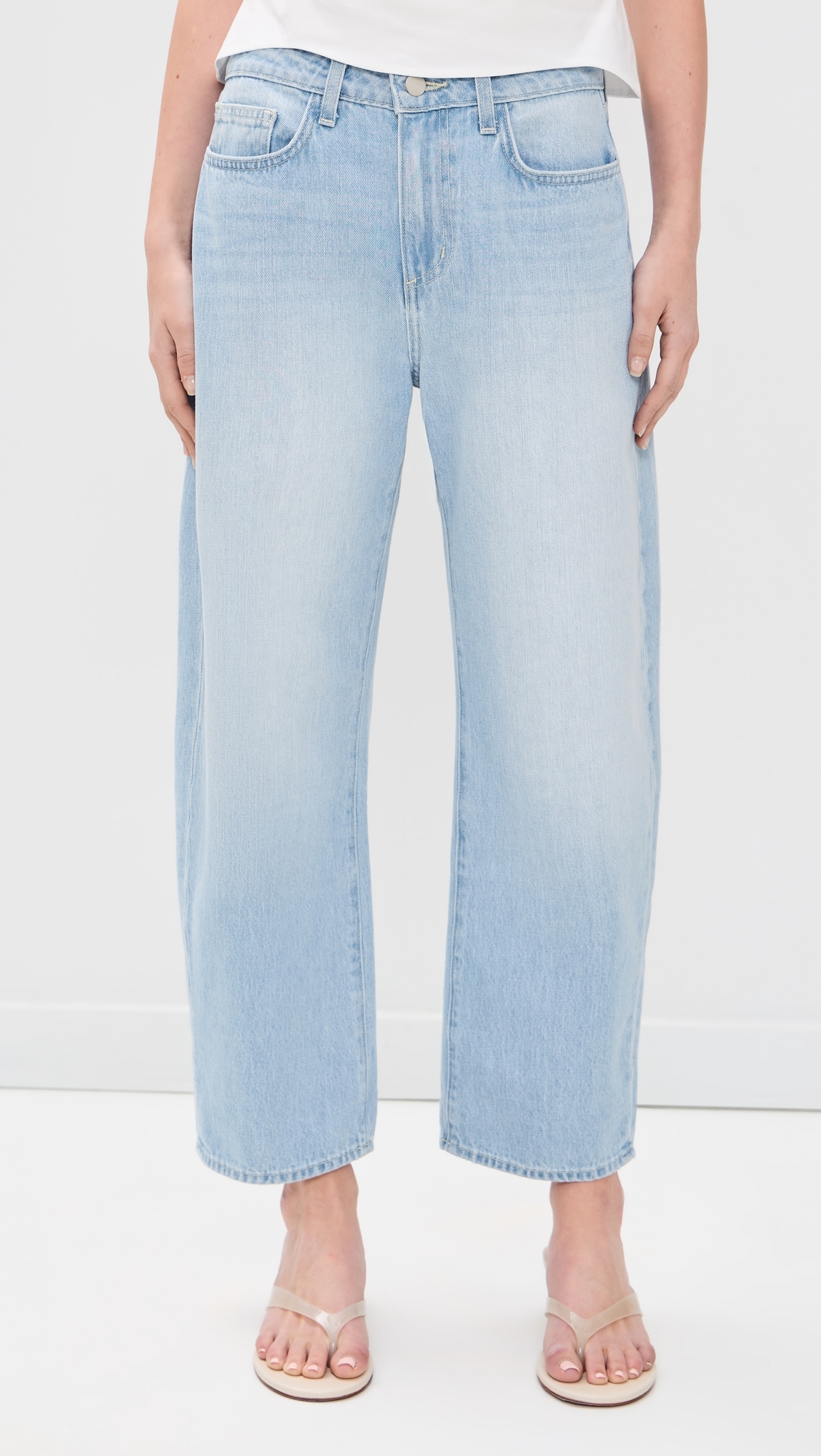 Mallis Bow-Leg Jeans Brea