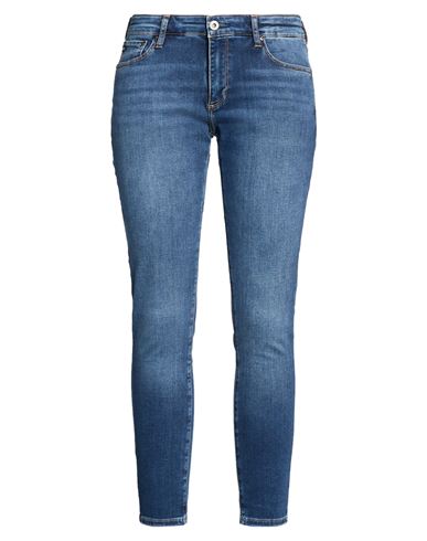 Woman Jeans Blue Size 30 Cotton, Lyocell, Elastomultiester, Elastane