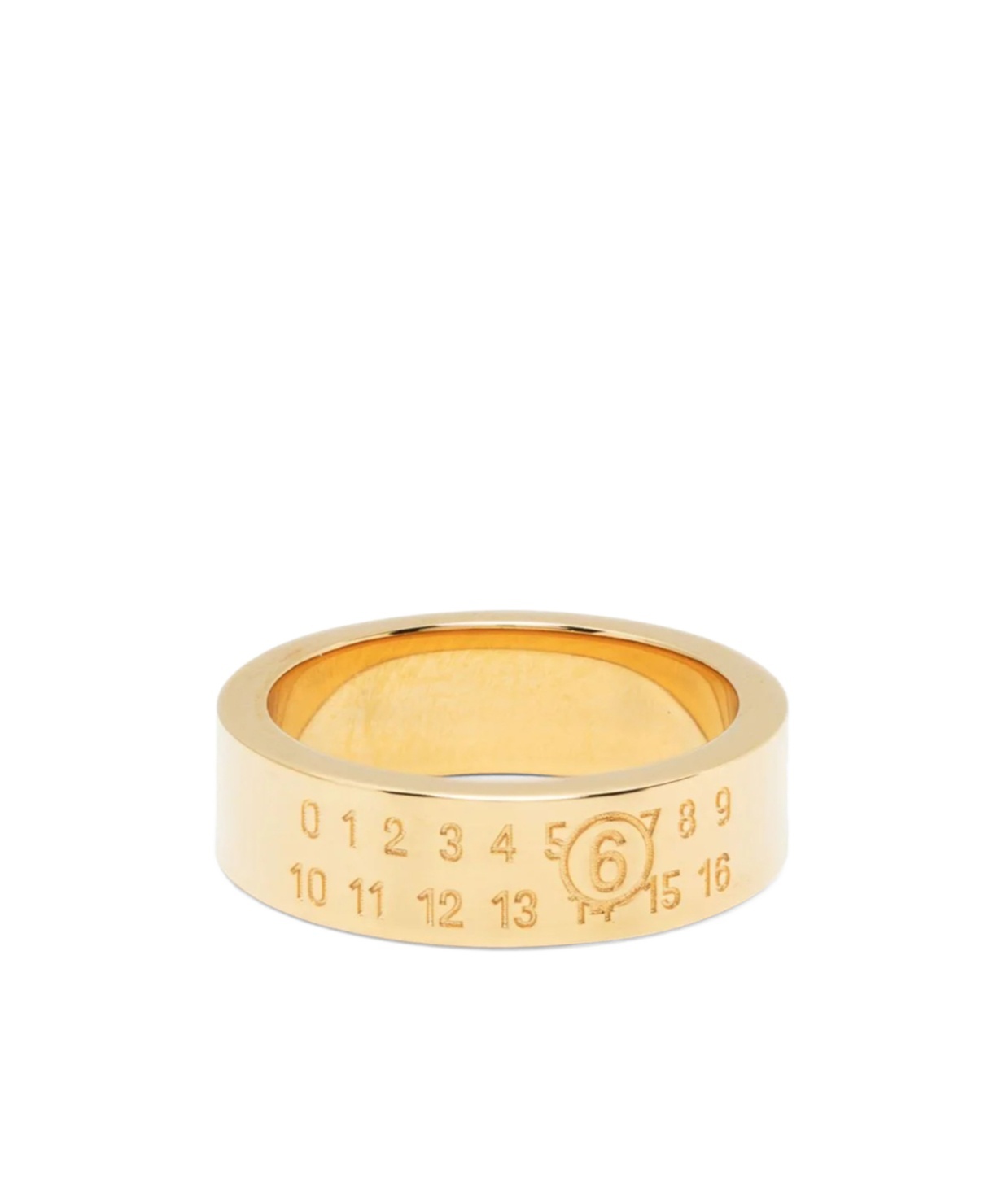 Numbers-engraved ring