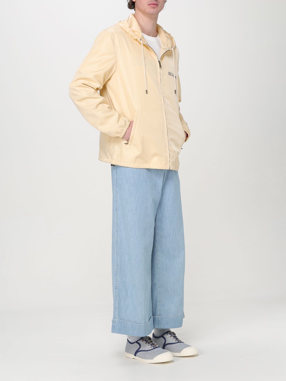 Jacket Men color Yellow Cream