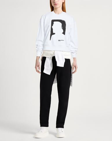 Woman Sweatshirt White Size XS Organic cotton, Recycled polyester