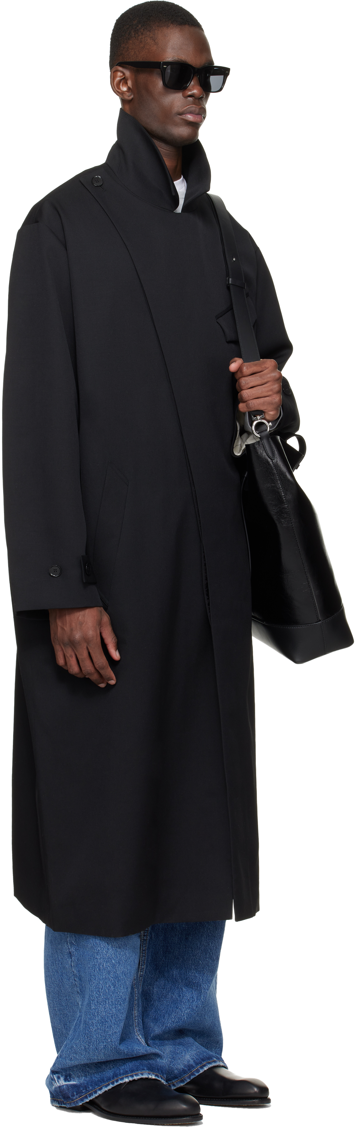 Black Light Tailored Coat