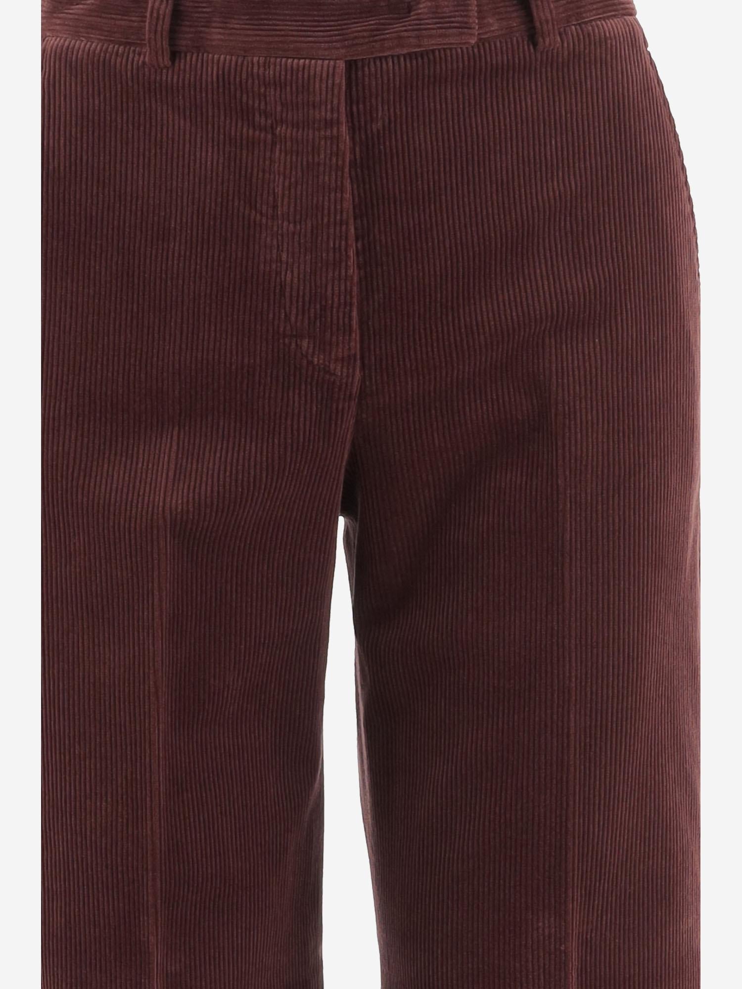 Teodora Trousers — Burgundy