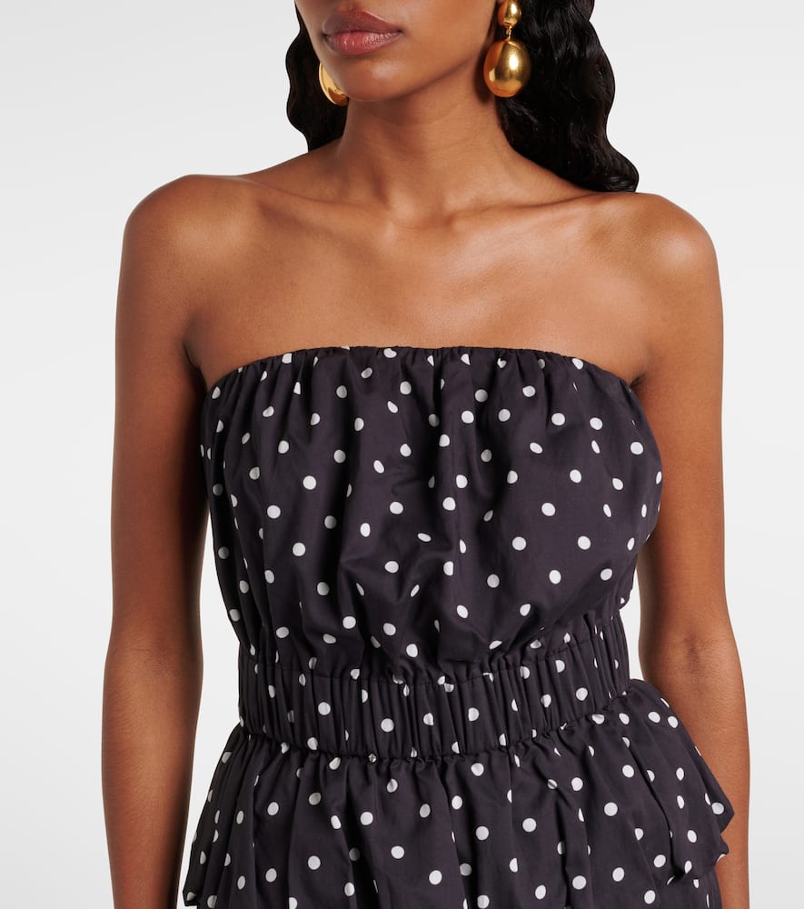Aurelia polka-dot top