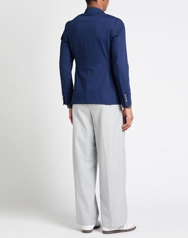 Man Blazer Navy Size 38 Polyester, Viscose, Elastane