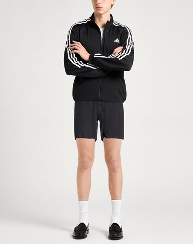Man Shorts & Bermuda Shorts Black Size 32 Linen