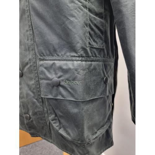 Long-sleeve wax-coated jacket - Brown