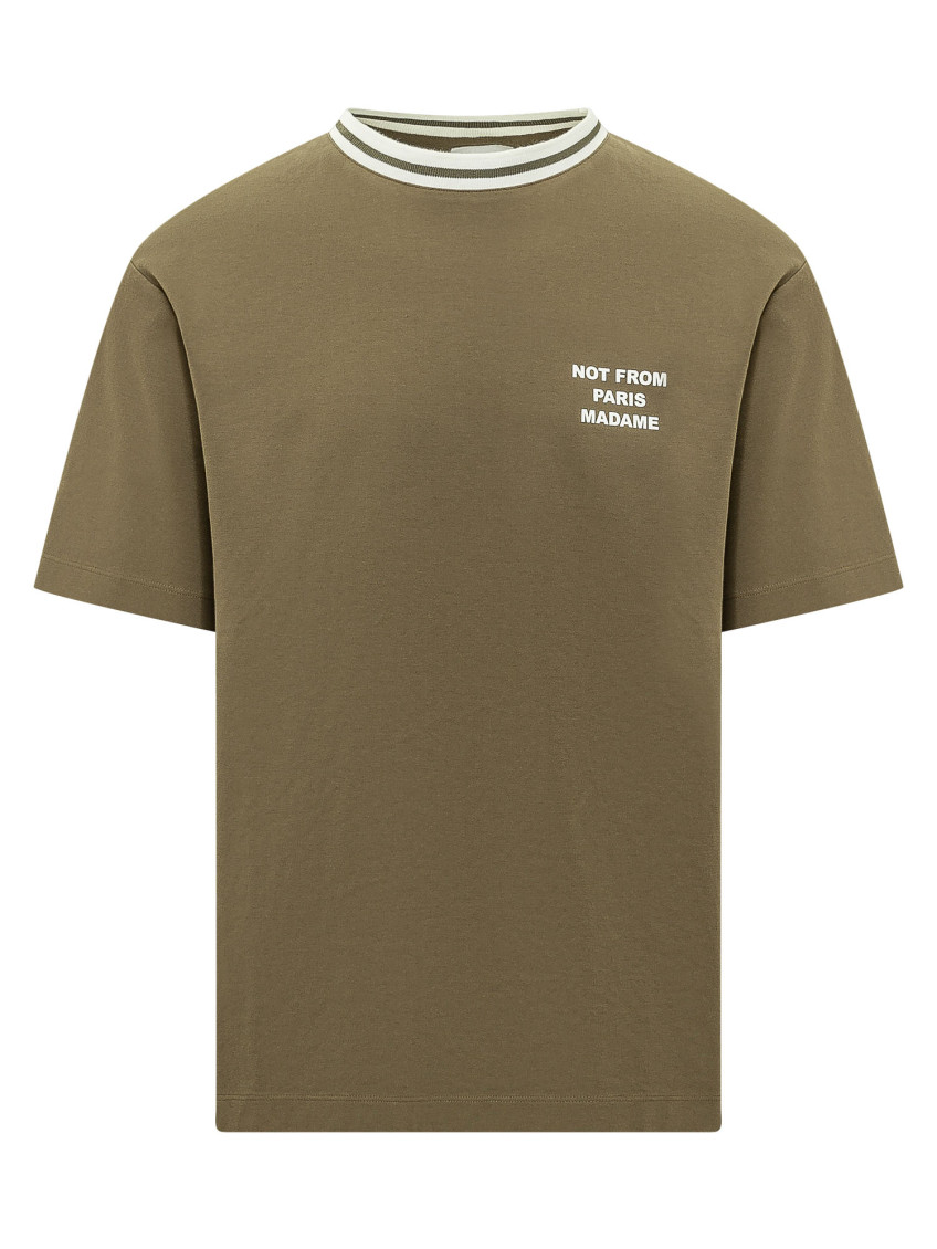 Olive Crew Neck T-Shirts