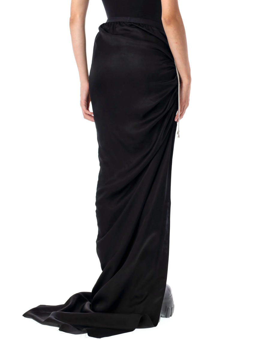 Edfu Skirt In Cupro Skirts Black