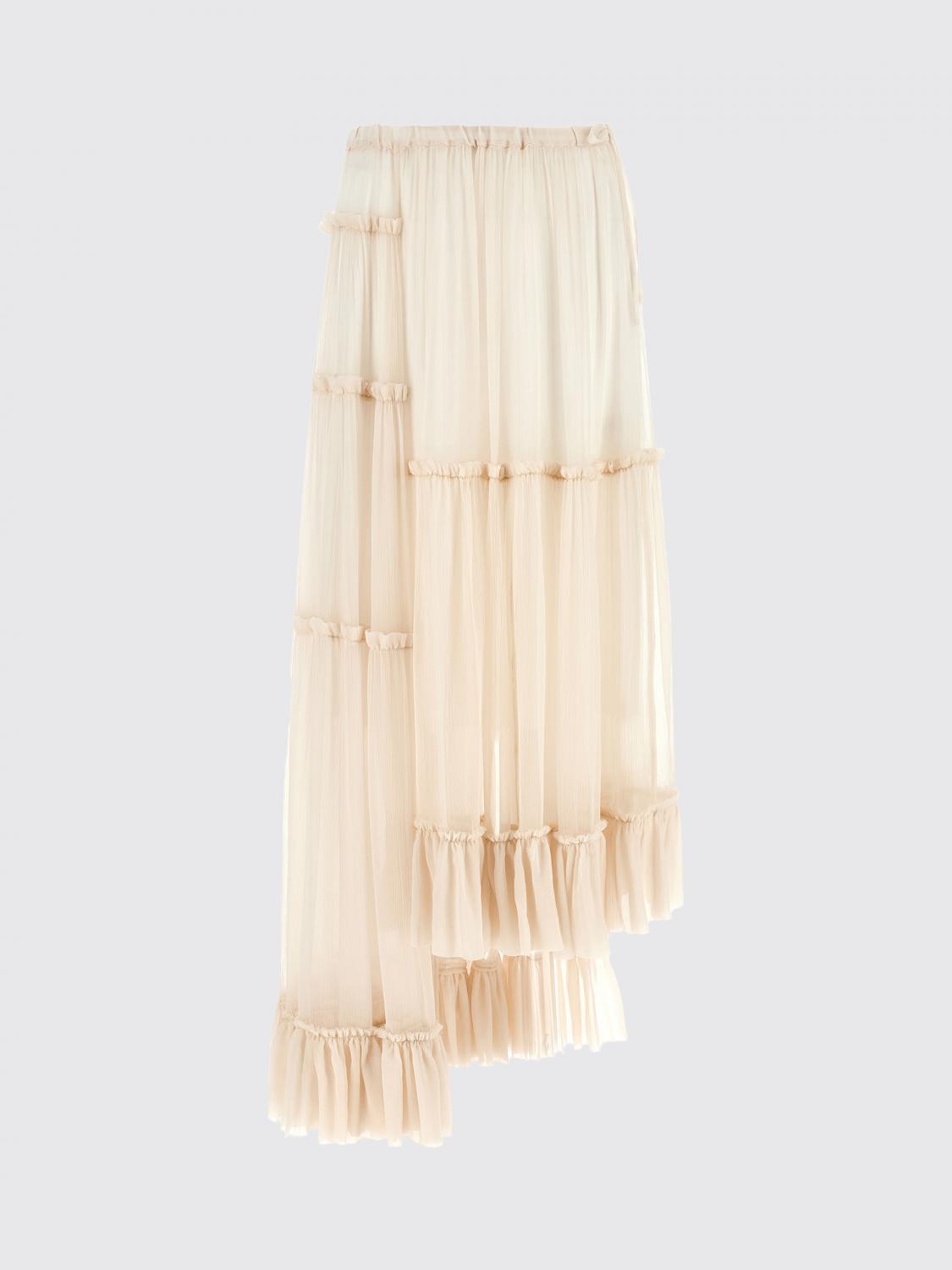 Skirt Woman color Beige