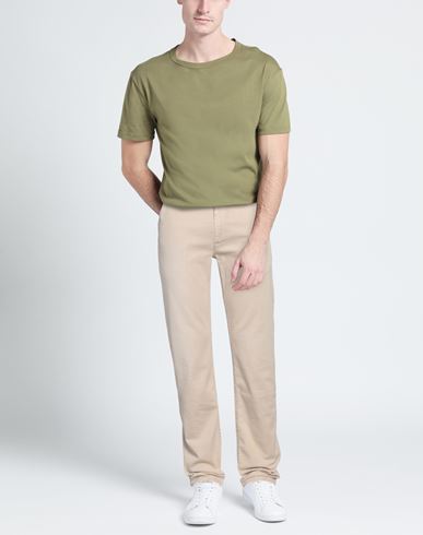 Barmas Man Jeans Beige Size 42 Cotton, Elastane
