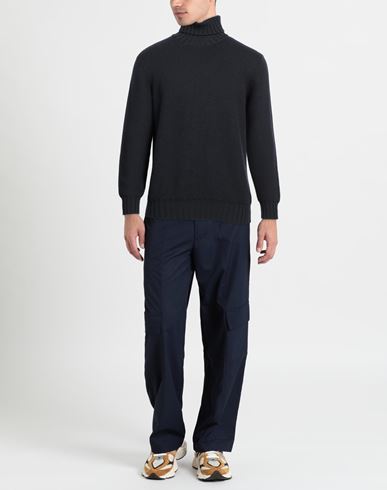 Man Turtleneck Midnight blue Size 46 Merino Wool