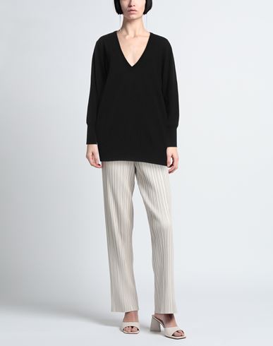 Woman Sweater Black Size L Wool, Viscose, Polyamide, Cashmere