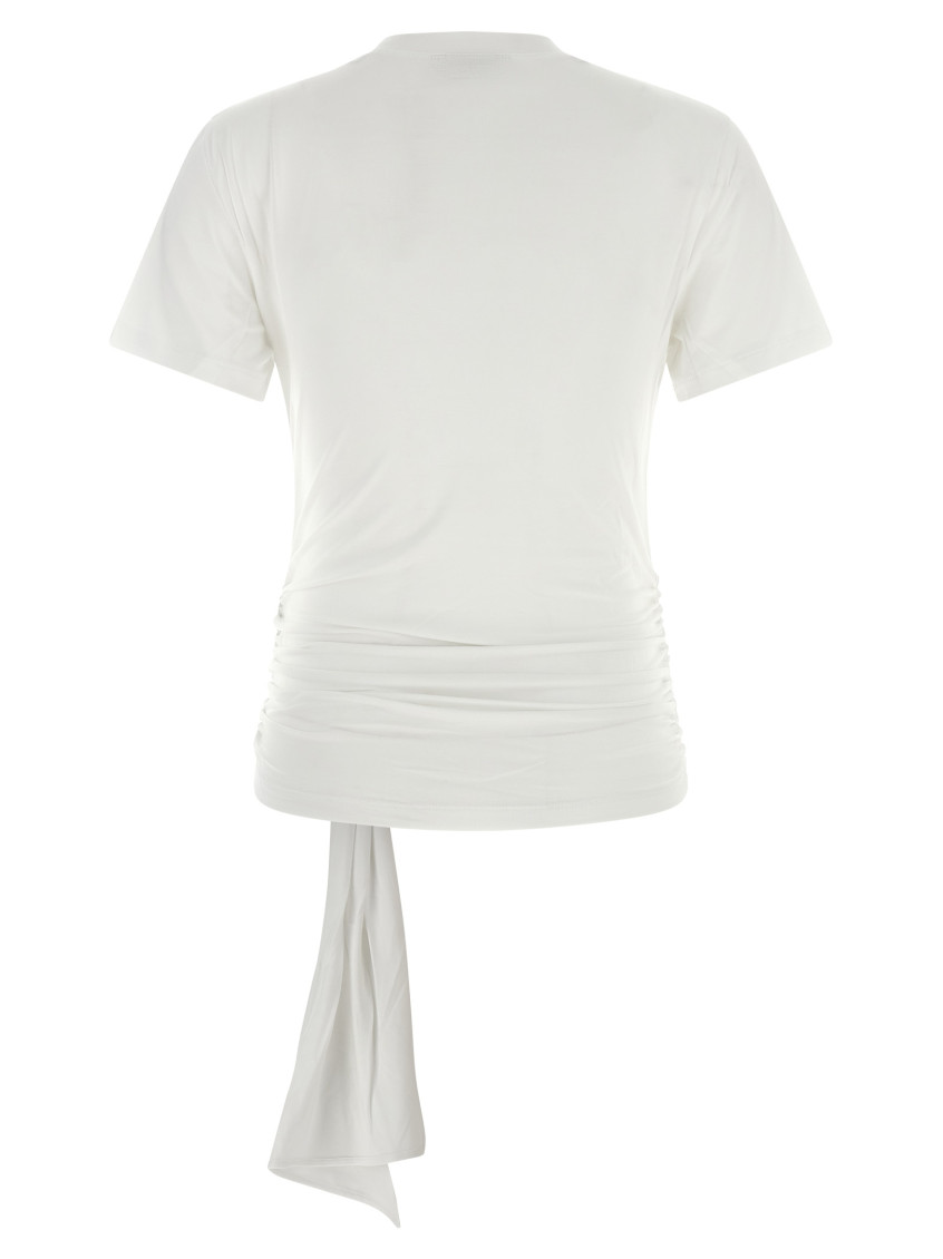 White Solid Crew Neck T-Shirt