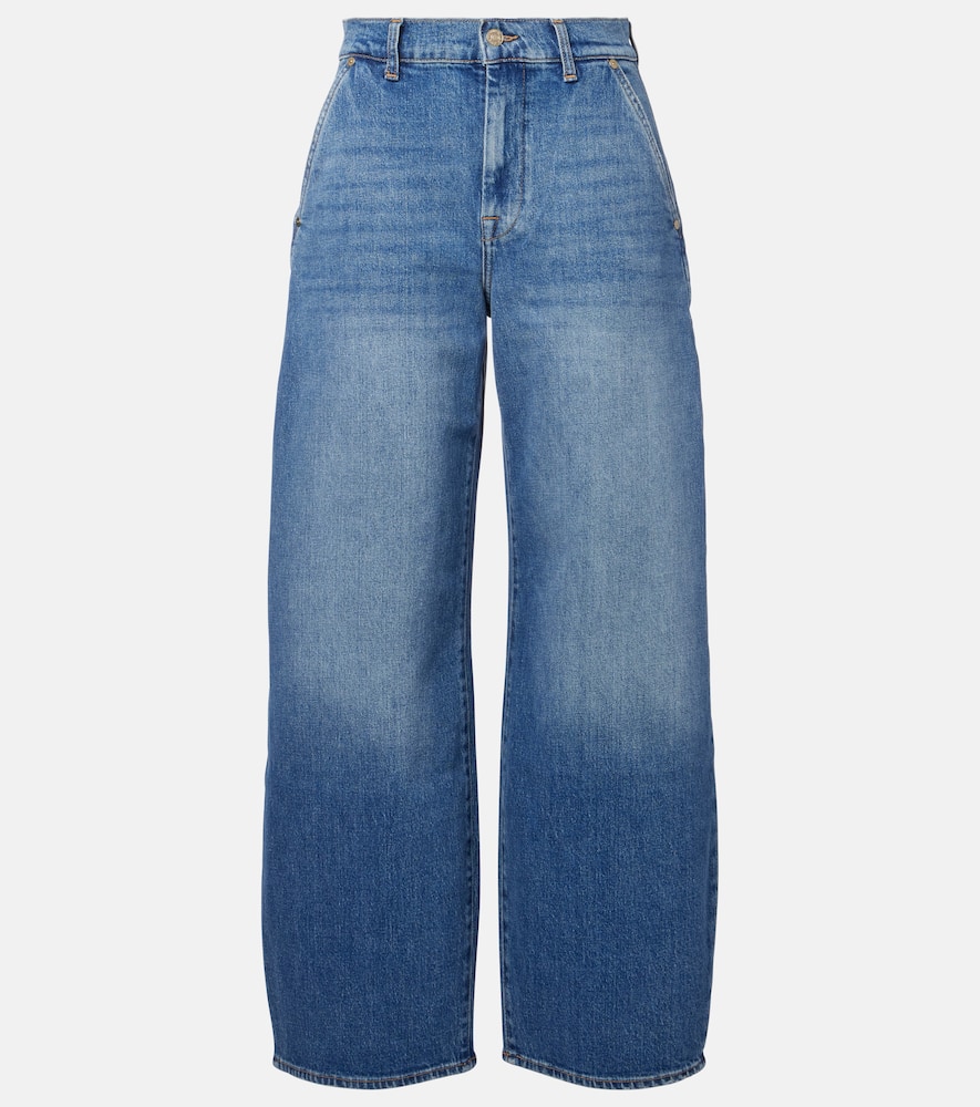Bonnie high-rise wide-leg jeans