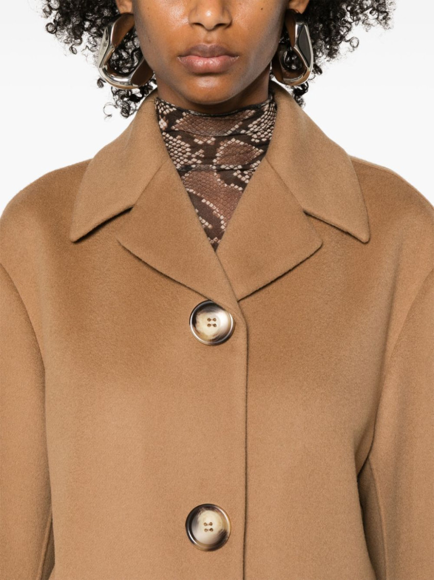 - Wool Midi Coat