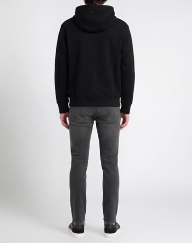 Man Sweatshirt Black Size S Cotton, Polyester, Elastane