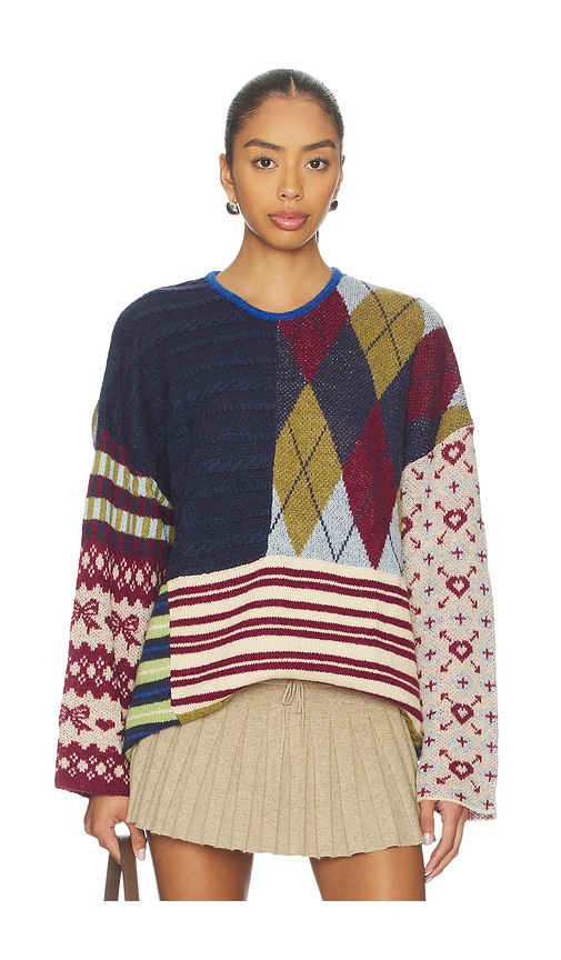 GUIZIO Zuri Sweater in Blue,Red. - L also in M, S, XL