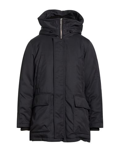 Man Puffer Navy Size L Recycled nylon, Organic cotton