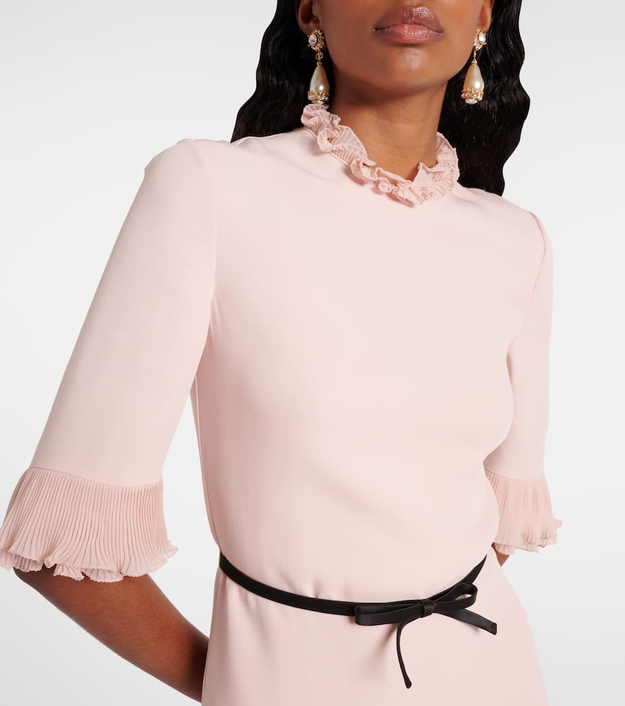 Cady Couture ruffled midi dress