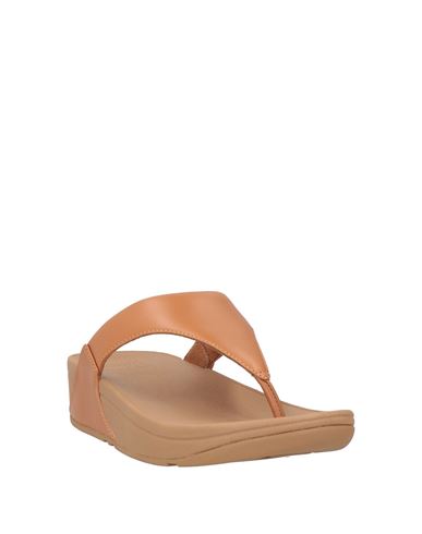 Woman Thong sandal Brown Size 8 Leather