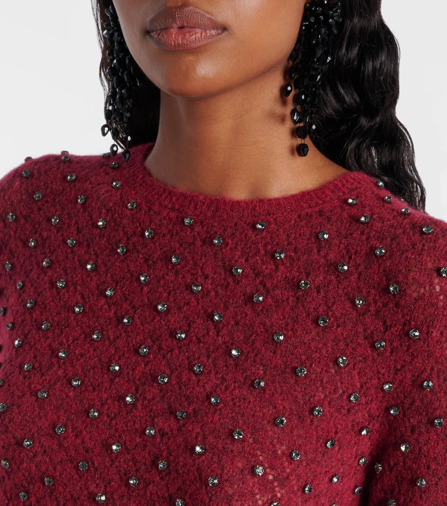 Rally mohair and wool-blend sweater