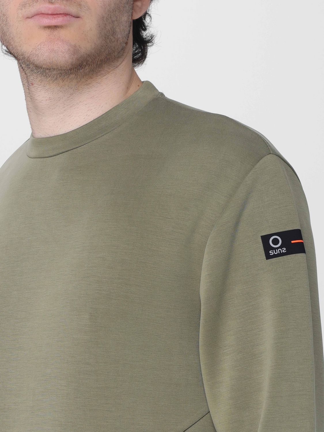 Sweatshirt Men color Green