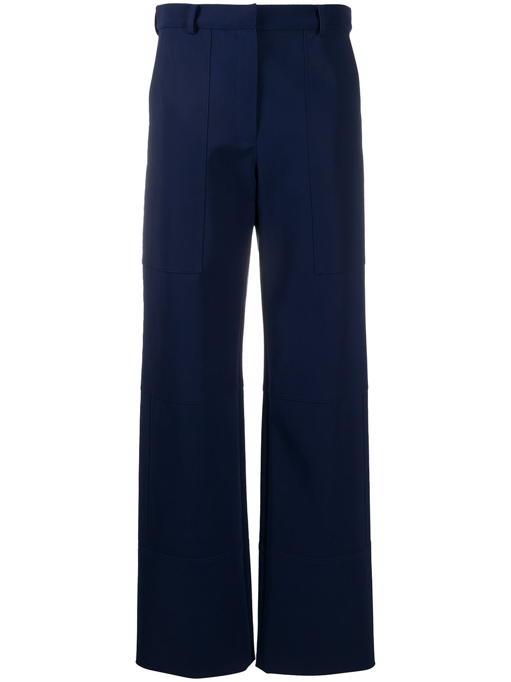 Straight-leg trousers - Blue
