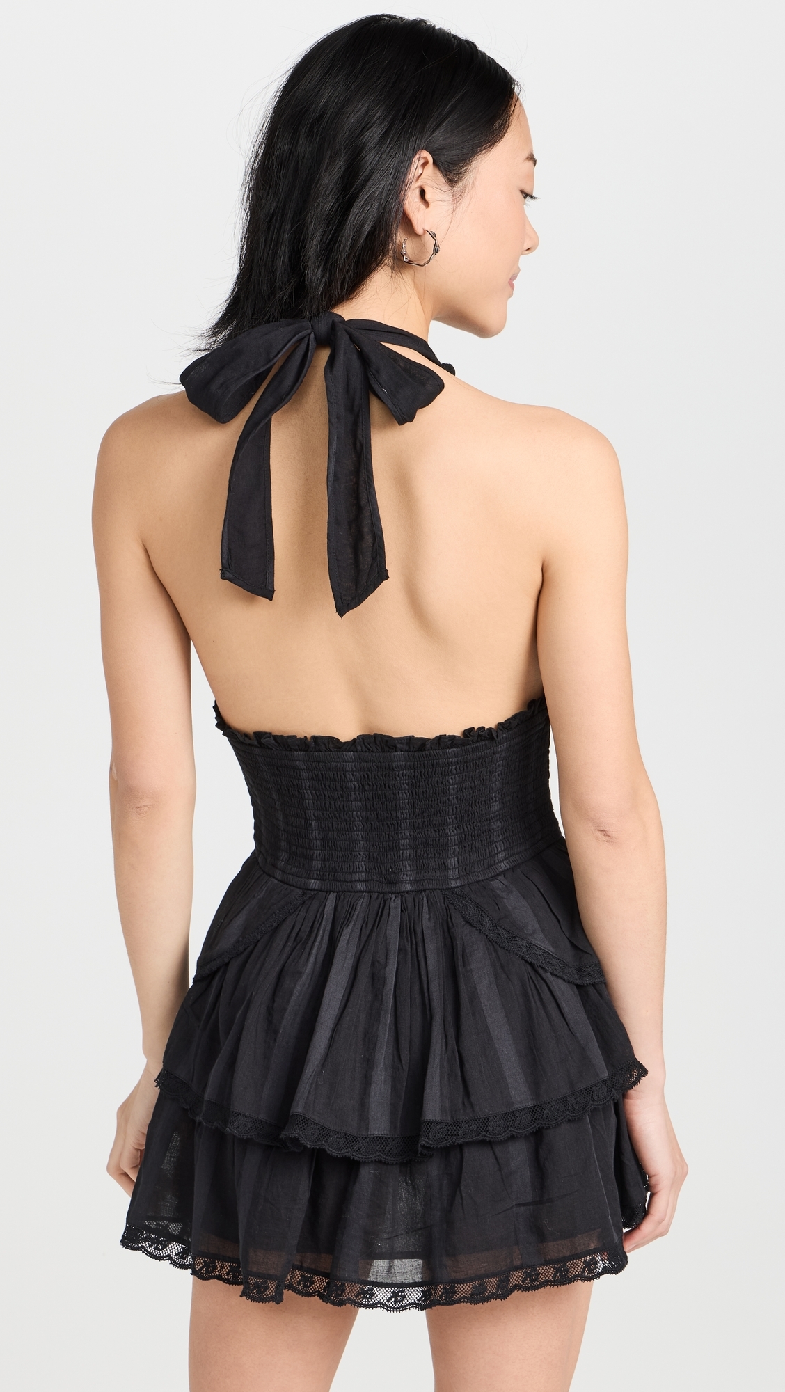 Deanna Halter Dress Black